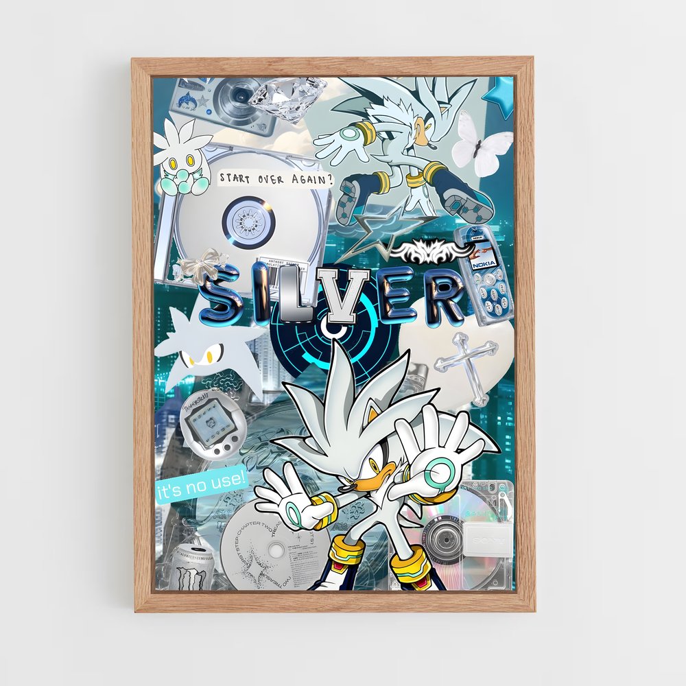 Poster Silver Sonic Adventure (vue 4)